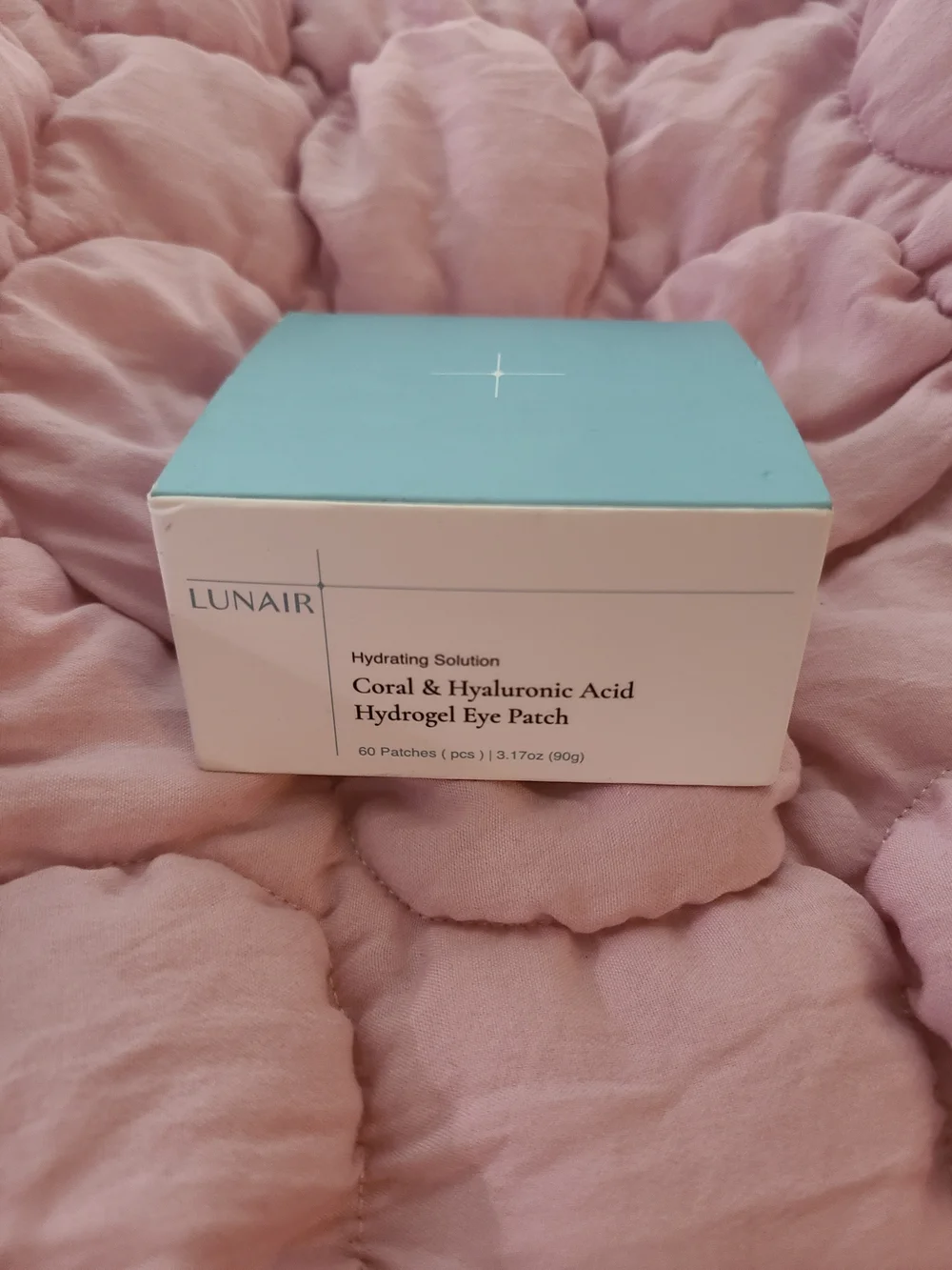 Lunair Coral & Hyaluronic Acid Hydrogel Eye Patch – Cooling Under Eye Masks for